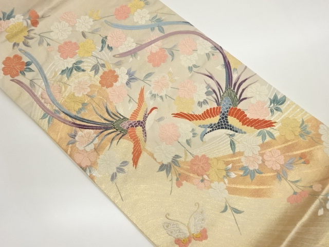 JAPANESE FUKURO OBI / WOVEN PHOENIX